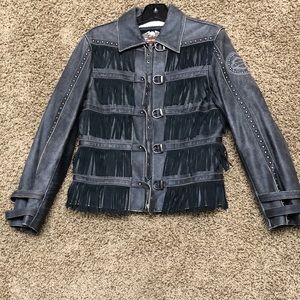 Harley Davidson sz M Leather quilted jacket
